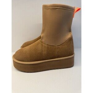 winter boots mid-calf thick-soled boots with authentic suede upper warm comfy 10